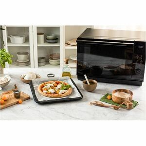 Panasonic NN-DS59NBEPG Single Microwave Oven - Black - 27 L Capacity - Microwave - 1 kW Microwave Power - 1.35 kW Grill Po