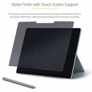 StarTech.com Plastic Anti-glare Privacy Screen Filter - Transparent - 1 - For 34.3 cm (13.5") LCD Notebook, 2 in 1 Noteboo