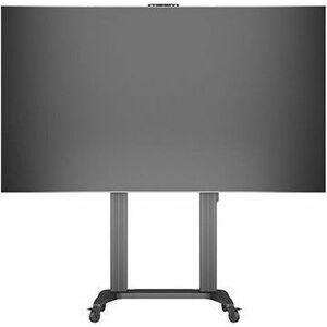 Carrello per schermo ITB - 135 kg Capacità - 4 Casters - Nero - 152,4 cm (60") a 279,4 cm (110") Screen Supported - Paesag