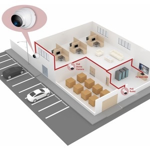 Telecamera di rete TRENDnet TV-IP1515PI 5 Megapixel Interno/esterno - Colore - Dome - Bianco - 30 m Infrarossi Visione not