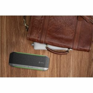 Poly Sync 40+ Wired/Wireless Bluetooth Speakerphone - Microsoft Teams - Silver - 3 x Bi-directional Microphone(s) - 50 mm 