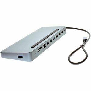 i-tec USB Type C Docking Station for Microphone, Notebook, Headphone, Monitor - Memory Card Reader - SD - Grey - 3 Display
