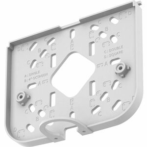 Hanwha Wall Mount - White - Aluminum, Polycarbonate