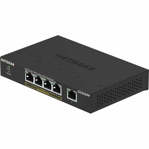 Netgear 5-Port Gigabit Ethernet SOHO Unmanaged Switch with 4 Ports PoE+ (83W) - 5 Ports - Gigabit Ethernet - 10/100/1000Ba