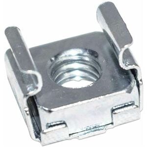 Intellinet 713658 Nut, Screw, Washer - Cage Nut, Screw - Zinc Plated Steel, Polyamide - 100 / Pack