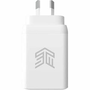 STM Goods 35W Dual Port (USB-C & USB-C) Power Adapter (AUNZ) - white - 35 W - New Zealand - White