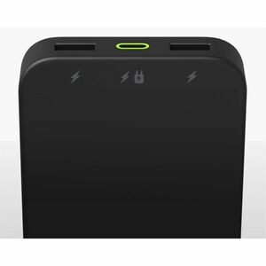 Mophie Powerstation Power Bank - For USB Type C Device, USB Type A Device - 10000 mAh - Black
