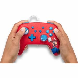 PowerA Enhanced Wired Controller for Nintendo Switch - Woo-hoo! Mario - Cable - USB - Nintendo Switch - 3.05 m Cable