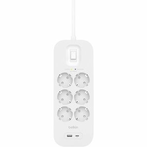 BELKIN SURGE PROTECTION USB-C 6 OUTLET