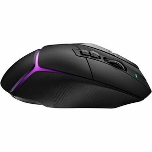 Logitech G G502 X PLUS 游戏鼠标 - A 型 USB - 光学机械 - 13 按钮 - 13 可编程按钮 - 黑 - 无线 - 可充电 - 25600 dpi - 右旋转