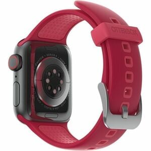 OtterBox Adjustable Smartwatch Band - Buckle Attachment - Rouge Rubellite - Silicon, Stainless Steel