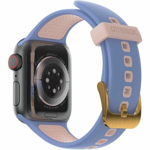 OtterBox Adjustable Smartwatch Band - Buckle Attachment - Blue - Silicon, Stainless Steel