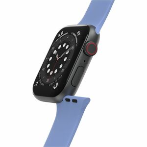 OtterBox Adjustable Smartwatch Band - Buckle Attachment - Serendipity (Blue) - Silicone, Stainless Steel