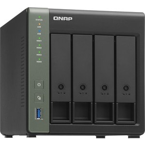 QNAP, QNAP Cost-effective Business NAS with Integrated 10GbE SFP+ Port - Alpine AL-314 Quad-core (4 Core) 1.70 GHz - 4 x H