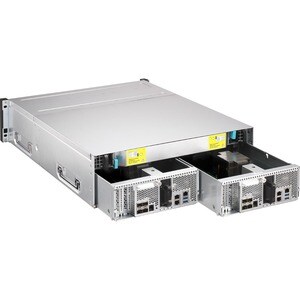 QNAP, QNAP Enterprise ZFS NAS ES1686DC-2142IT-128G SAN/NAS Storage System - 2 x Intel Xeon D-2142IT Octa-core (8 Core) 1.9