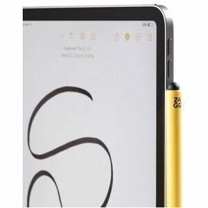 ZAGG Stylus - Capacitive Touchscreen Type Supported - Active - Replaceable Stylus Tip - Yellow - Tablet Device Supported