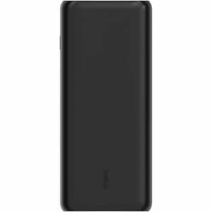 Belkin Stromspeicher - Schwarz - für USB Typ C Gerät, USB Typ A Gerät - 20000 mAh - Schwarz