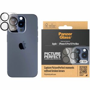 PanzerGlass ® PicturePerfect Camera Lens Protector iPhone 15 Pro | 15 Pro Max. Brand compatibility: Apple, Compatibility: 