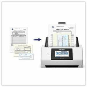 Escáner ADF Epson DS-790WN - Inalámbrico - Gran formato - 600 ppp Óptico - 32-bit Color - 24-bit Escala de grises - 45 ppm