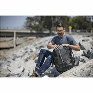 Targus Voyager II TSB953GL Carrying Case Rugged (Backpack) for 43.94 cm (17.30") Notebook - Black - Shock Absorbing, Rain 