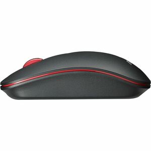 Asus WT300-BK-RD Mouse - Radio Frequency - Optical - 3 Button(s) - Matte Black, Red - Wireless - 2.40 GHz - 1600 dpi - Scr
