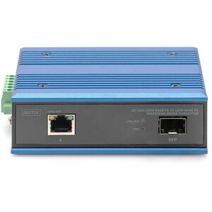 Digitus Industrial DN-652103-1 Transceiver/Medienkonverter - 2 Anschluss(e) - 1 x Netzwerk (RJ-45) - 1 x SC - Duplex SC-An