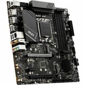 MSI PRO B760M-A WIFI Gaming Desktop Motherboard - Intel B760 Chipset - Socket LGA-1700 - Micro ATX - Core, Celeron D, Pent