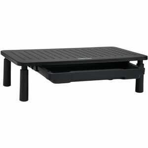 Tripp Lite series Monitor Riser for Desk, 15 x 9 in. - Height Adjustable, Storage Drawer, Metal - 44 lb (19958.06 g) Load 
