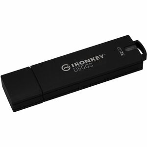 IronKey D500S 32 GB USB 3.2 (Gen 1) Type A Rugged Flash Drive - XTS-AES, 256-bit AES - TAA Compliant - 260 MB/s Read Speed