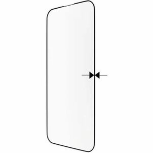 dbramante1928 ApS eco-shield 9H Recycled Polyethylene Terephthalate (R-PET) Screen Protector for iPhone 15 Pro - Black Edg