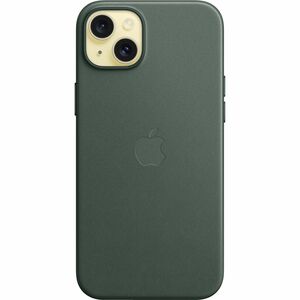 Apple Hülle für Apple iPhone 15 Plus Smartphone - Evergreen - Kratzfest, Sturzsicher, Stoßfest - Feingewebt, Micro-Twill