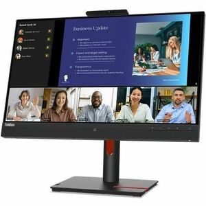 Lenovo ThinkVision T24v-30 24 Zoll Class Webcam Full HD LED-Monitor - 16:9 Format - 60,5 cm (23,8 Zoll) Viewable - IPS-Tec