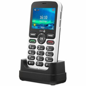 Doro 5860 128 MB Feature Phone - 6.1 cm (2.4") QVGA 320 x 240 - 4G - Grey - Bar - UNISOC UMS9117 SoC - 1 SIM Support - SIM