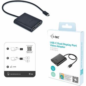 i-tec USB Type C Docking Station for TV, Projector - 2 Displays Supported - 4K, QHD, 8K @ 30Hz - 3840 x 2160, 2560 x 1440,