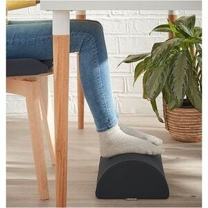 Leitz Ergo Footrest - Velvet Gray - Fabric