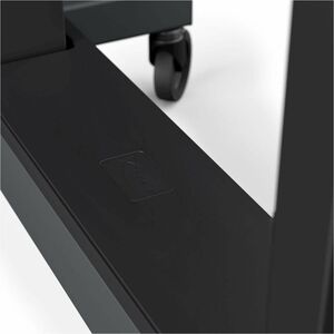 Vogel's RISE 3205 Display Cart - 100 kg Capacity - 4 Casters - 827 mm Width x 745 mm Depth x 1218 mm Height - Black - 109.