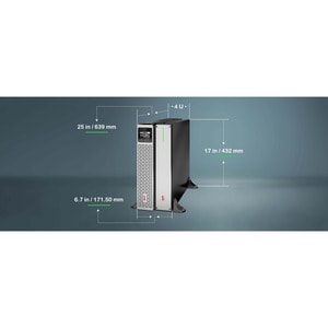 APC Smart-UPS SRT Lithium Ion 3000VA RM 4U 230V Long Runtime