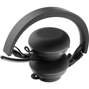 Logitech Zone Wireless Plus Wireless On-ear Stereo Headset - Binaural - Ear-cup - 3000 cm - Bluetooth - Noise Cancelling, 