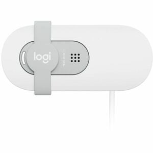 Webcam Logitech BRIO 100 - 2 Mégapixels - 30 fps - Blanc cassé - USB Type A - Full HD - Vidéo 1920 x 1080 - Focale fixe - 