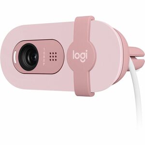 Logitech BRIO 100 Webcam - 2 Megapixel - 30 fps - Rose - USB Type A - 1920 x 1080 Video - Fixed Focus - 58° Angle - Microp