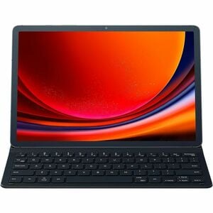 Samsung Keyboard/Cover Case (Book Fold) Samsung Galaxy Tab S9, Galaxy Tab S9 FE Tablet - Black