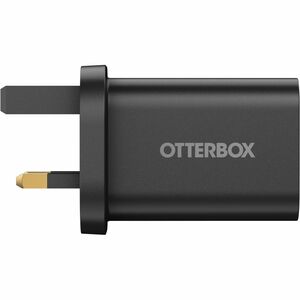 OtterBox 30 W AC Adapter - 1 USB Type-C - United Kingdom - Black
