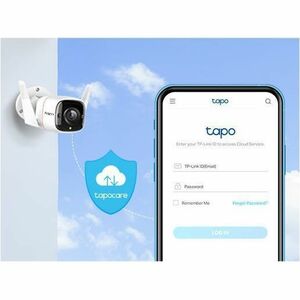 Tapo Tapo C310P2 3 Megapixel Outdoor 2K Network Camera - Colour - 2 - 29.87 m Infrared Night Vision - H.264 - 2304 x 1296 
