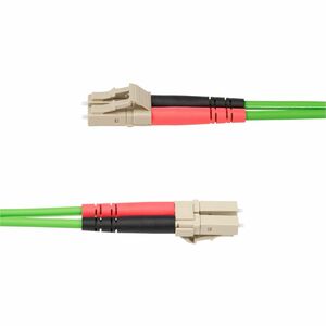 StarTech.com 2m LC zu LC (UPC) OM5 Multimode Glasfaserkabel, 50/125µm Duplex LOMMF Zipcord, 40G/100G, LSZH LWL Verlegekabe