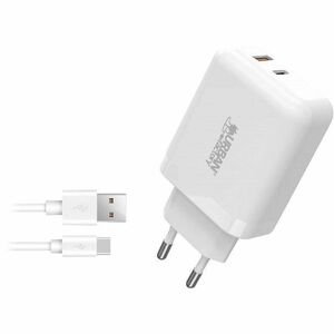 Urban Factory POWEE 45 W Power Adapter - Universal Adapter - For Tablet PC, Smartphone - 1 m Cable - 5 V DC, 9 V DC, 12 V 