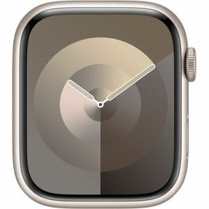 Apple Watch Series 9 智能手表 - 45 毫米 Case Height - 38 毫米 Case Width - 星光色 Case Color - 星光色 Band Color - 玻璃 Body Material - 铝 