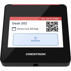 Crestron TSS-470E-TTK-B-T Mounting Enclosure for Room Scheduling Touch Screen - Textured Black - Plastic