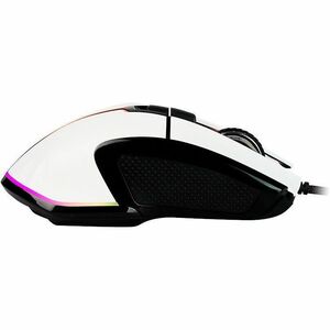 Ratón de juego Game Factor MOG602 - USB - Óptico - Blanco - Cable - 19000 dpi