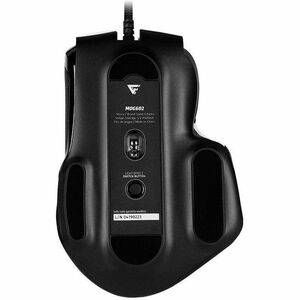 Game Factor MOG602 Ratón de juego - USB - Óptico - Negro - Cable - 19000 dpi