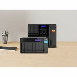 QNAP TVS-h874T-i7-32G NAS Storage System - Intel Core i7 Dodeca-core (12 Core) - 8 x HDD Supported - 0 x HDD Installed - S